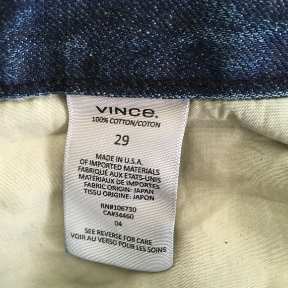 Vince Cuffed Union Slouch Jeans 29 - Picture 8 of 8